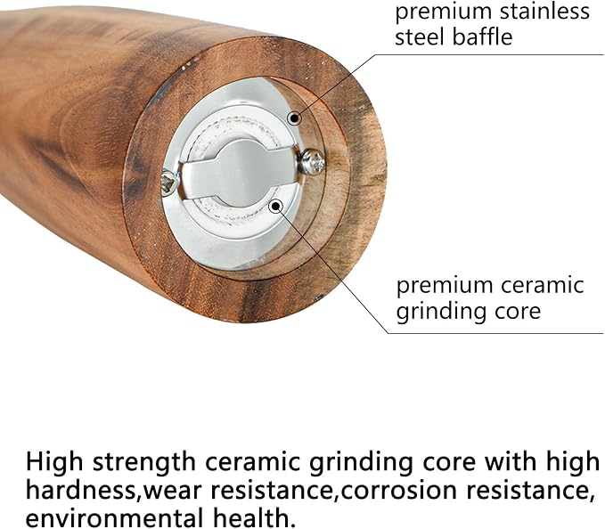 Wooden Pepper Grinder Pepper Mill - Image 4