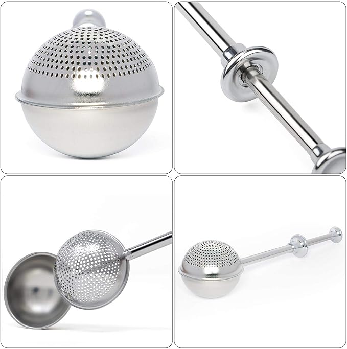HULISEN Flour Duster for Baking, One-Handed Operation, 304 Stainless Steel - Image 4