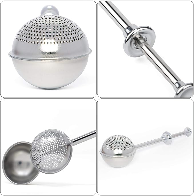 HULISEN Set of 2 Flour Duster for Baking, Powdered Sugar Shaker Duster - Image 4