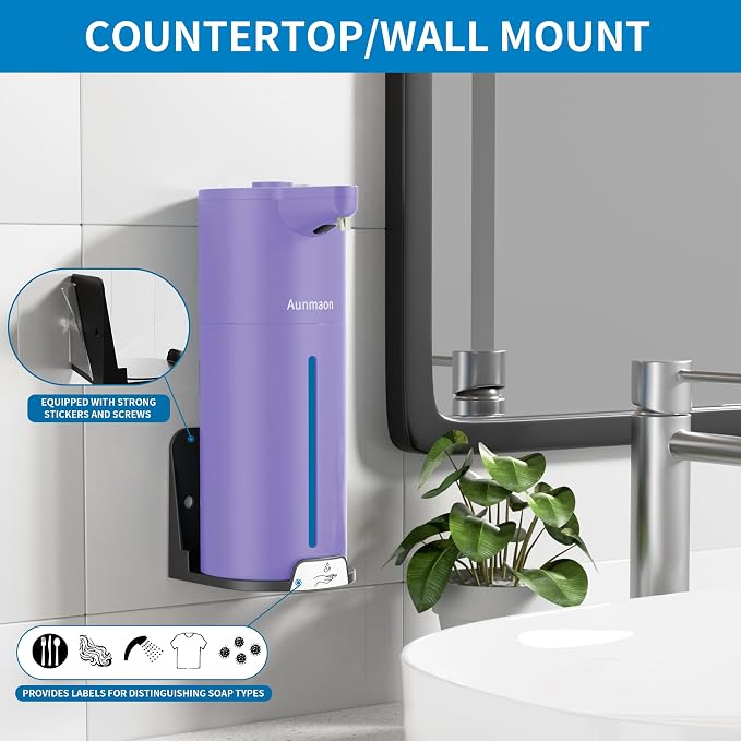 Aunmaon Automatic Soap Dispenser Touchless, Hands-Free, Long Battery Life - Image 5