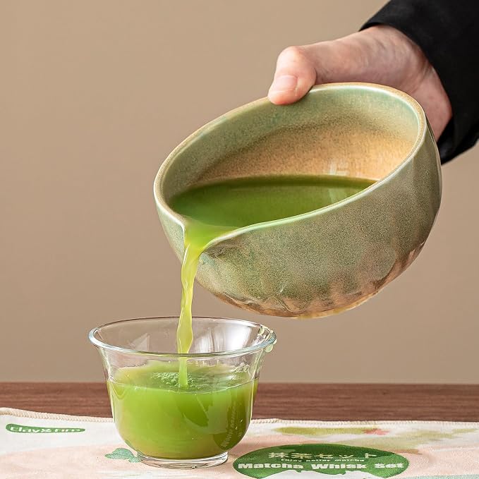 Clay&Fire Matcha Whisk Set，9 Pcs Ceramic Matcha Set, 15 OZ Matcha Bowl - Image 8