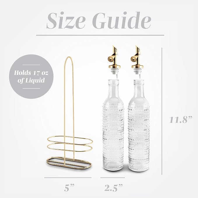 COOK WITH COLOR Glass Olive Oil Bottle Dispenser - Image 3