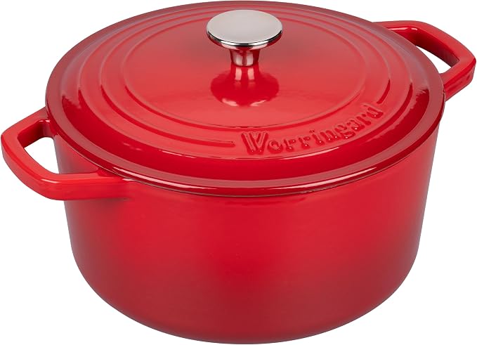 VORRINGARD Enameled Cast Iron Dutch Oven Pot - Image 8