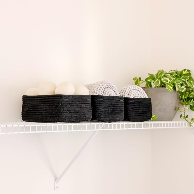 NaturalCozy 11.8"x8"x4.5” Rectangle Storage Baskets - Image 7