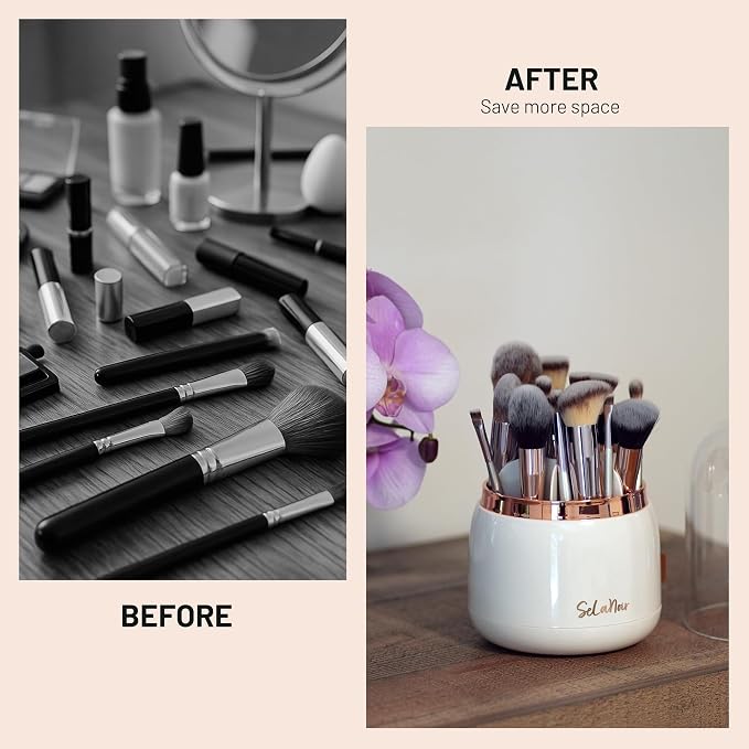 Rotating Makeup Brush Holder - Image 9