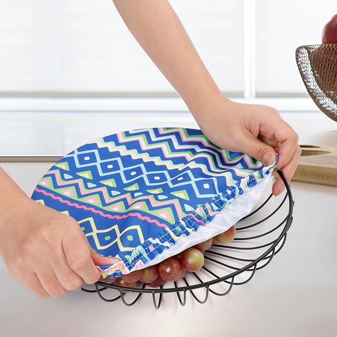 10Pcs Reusable Bowl Covers in 5 Sizes - Image 7