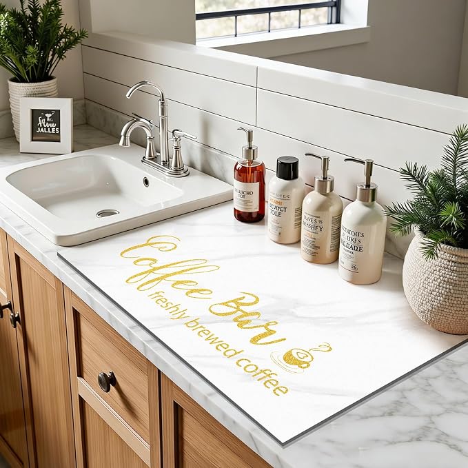 Findosom Dish Drying Mat, Cuttable Drying Mat - Image 7