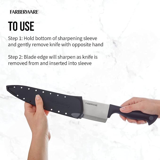 Farberware Edgekeeper 8-Inch Chef Knife - Image 5