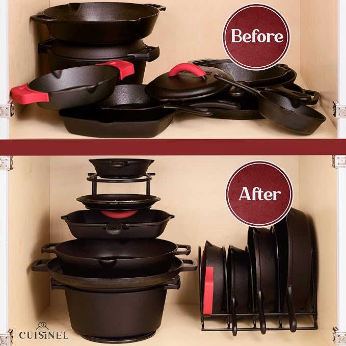 Cuisinel Pots and Pans Organizer Rack - Image 4