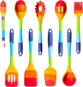 9-Piece Rainbow Silicone Spatula Set by Unknown