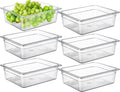 CURTA 6-Pack 1/2 Size 4" Deep NSF Polycarbonate Food Pans | Dishwasher & by CURTA
