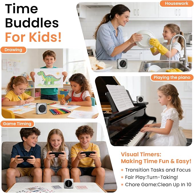 Mechanical Kitchen Timer with Magnet: Wind Up Cooking Timer Clock with Loud - Image 9