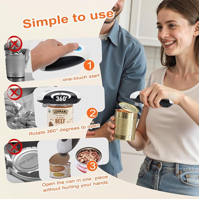 NOTUSIUY One-Touch Can Opener Electric - Image 3