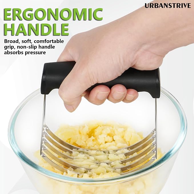 Urbanstrive Large Pastry Cutter Tool, Top Professional Pastry Blender Stainless - Image 3