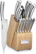 CUISINART Block Knife Set, Lightweight, Stainless Steel, Durable & Dishwasher by Cuisinart