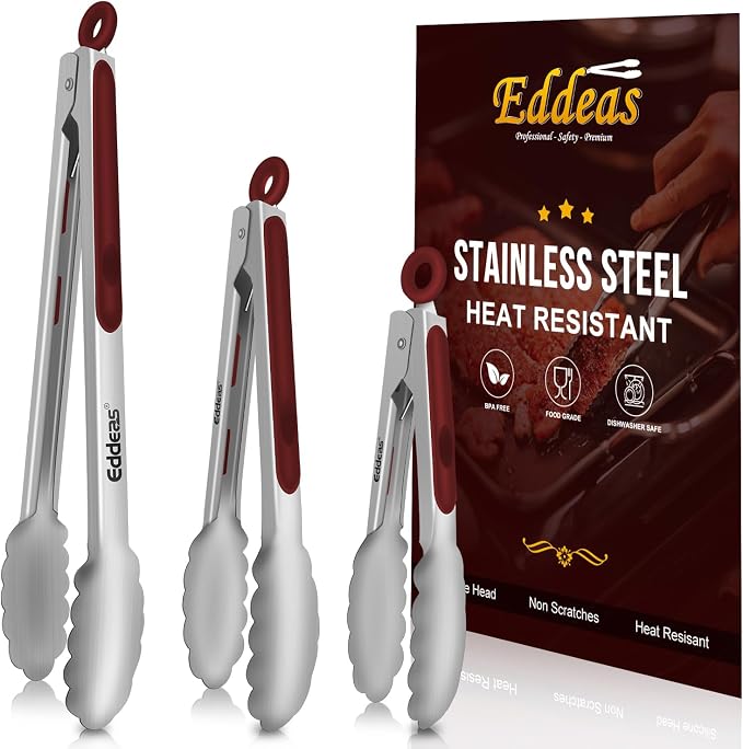Eddeas Tongs For Cooking by Eddeas