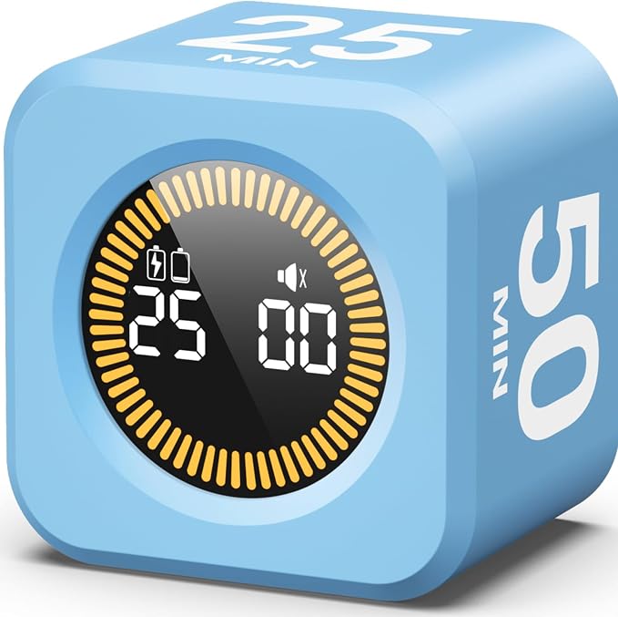 KADAMS Pomodoro Cube Timer Productivity Visual Timer by KADAMS