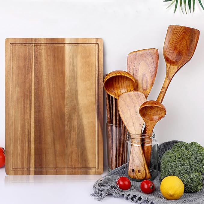 Solid Acacia Wood Cutting Boards - Image 4