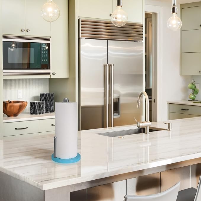 Blue Donuts Paper Towel Holder Countertop - Image 7