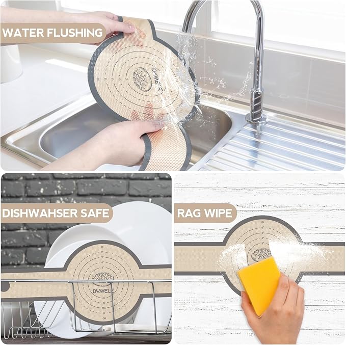 Silicone Bread Sling for Dutch Oven, Non-Stick & Easy to Clean Bread Baking Mat - Image 4