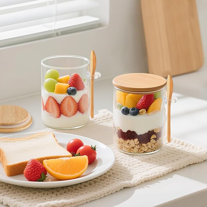 TBWIND 6 Pack Overnight Oats Containers - Image 8