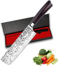 imarku Nakiri Knife, 7 Inch High Carbon Stainless Steel Japanese Chef Knife by imarku