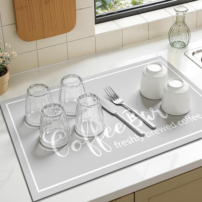 Findosom Dish Drying Mat, Cuttable Drying Mat - Image 7