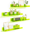 upsimples Acrylic Shelves for Wall Decor, Nail Polish, Wall Organizer for by upsimples