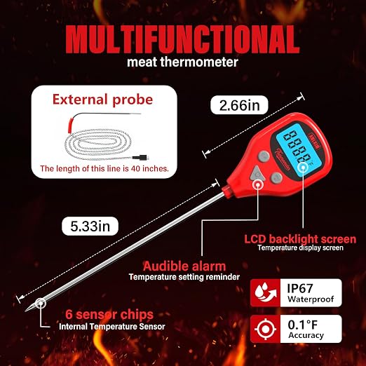 AWLKIM Digital Meat Thermometer - Image 2