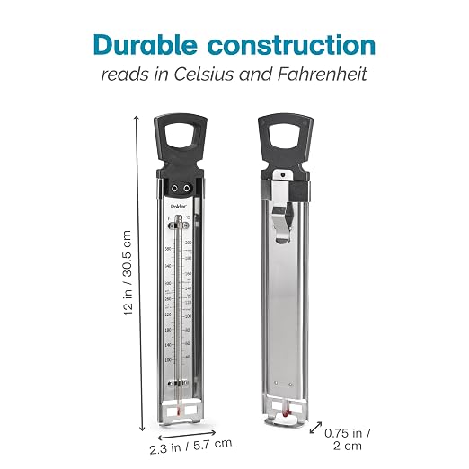 Polder Candy/Jelly/Deep Fry Thermometer, Stainless Steel, - Image 3