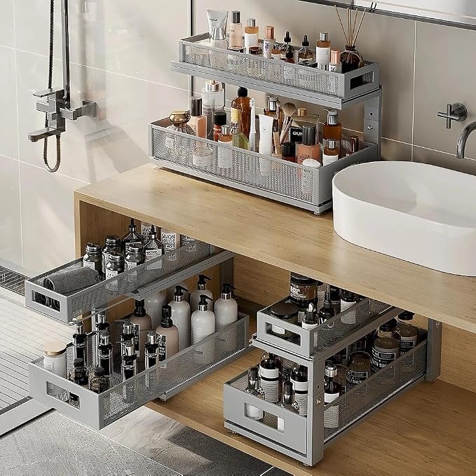 2 Pack 21.3IN-Depth Under Sink Organizer - Image 7