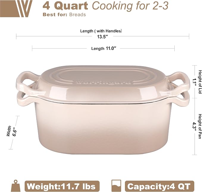 VORRINGARD Oval Dutch Oven Pot - Image 2