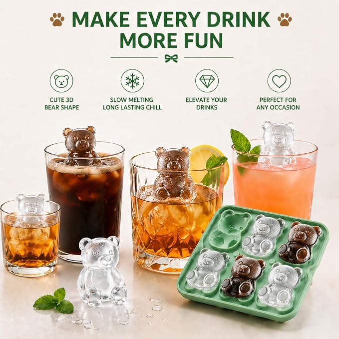 Bear Ice Cube Tray Mold - Image 5