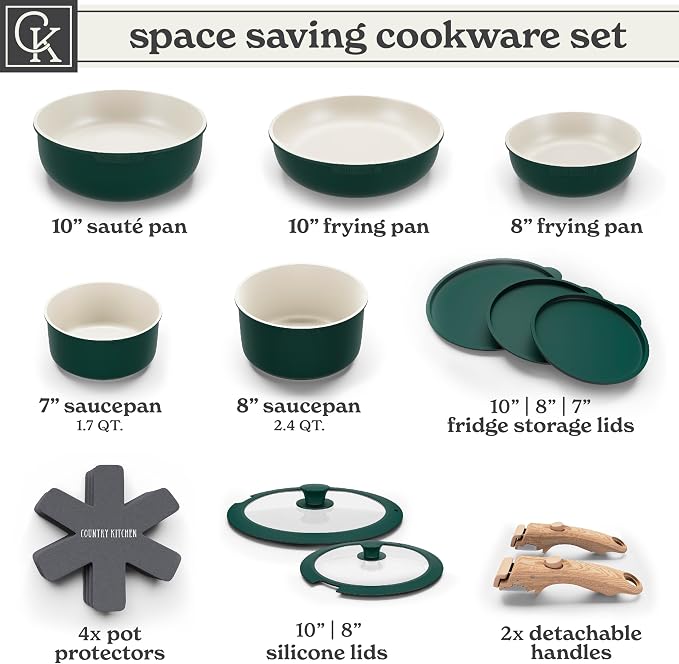Country Kitchen Cookware Set - Image 3