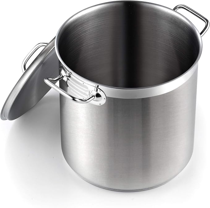 Cooks Standard Stockpots Stainless Steel, 11 Quart Professional Grade Stock Pot by CooksStandard