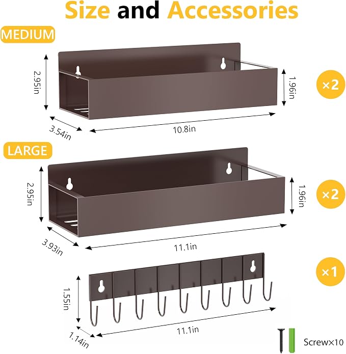SMRCAD Magnetic Spice Rack Organizer - Image 2