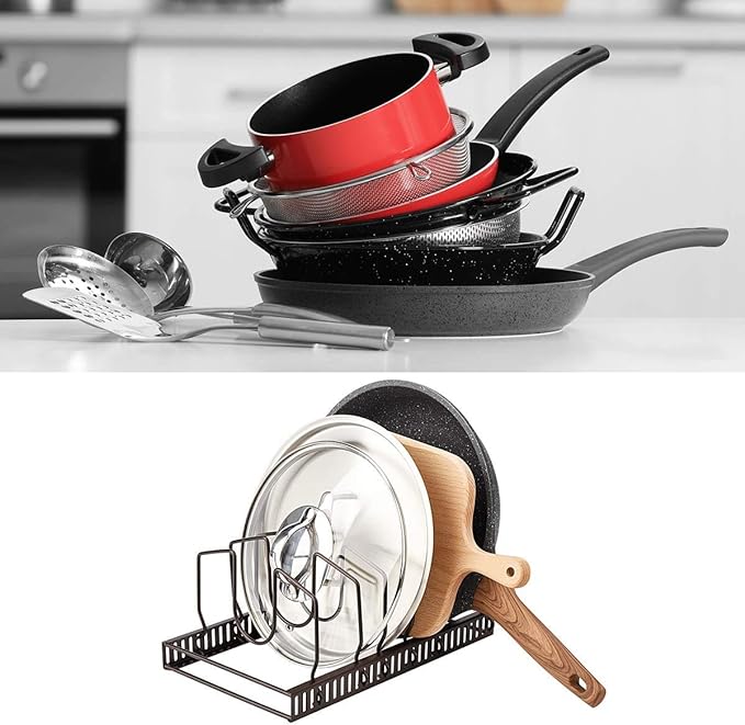 Toplife Pot Lids Organizer Rack - Image 3