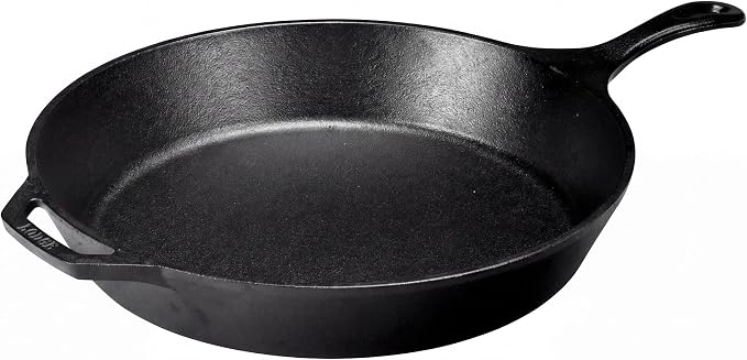 Lodge Seasoned Cast Iron Skillet 15 Inches - Image 3