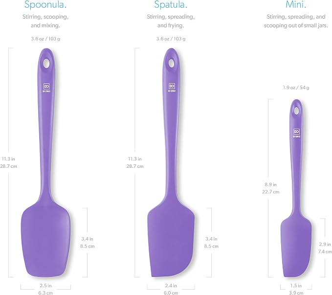DI ORO Silicone Spatula Set - Image 5