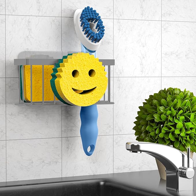 MURLONG Sponge Holder Smiley Face, Sink Caddy - Image 6