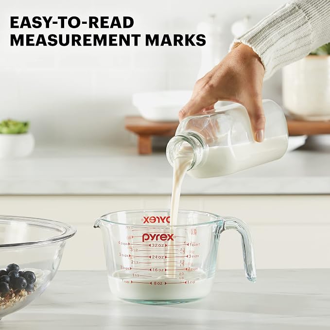 Pyrex 4-Cup Glass Measuring Cup - Image 3