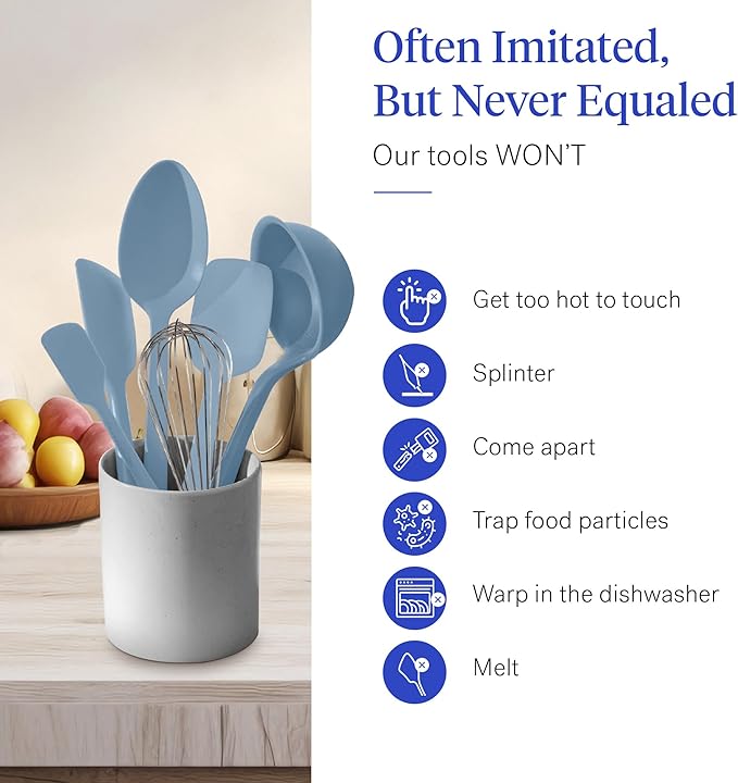 GIR: Get It Right 10-Piece Spatula Set & Silicone Utensils - Image 6