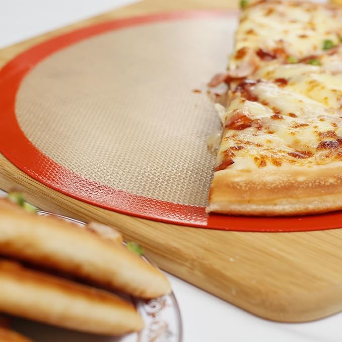 Round Silicone Baking Mats for 12 Inch Pizza Pan, 12 Inch Large Pizza Mat or - Image 6