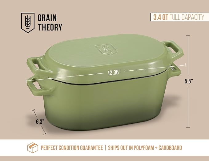 Kook Dutch Oven, for Bread Baking, Sourdough Loaf Pan, Dual Handles, Enameled - Image 8