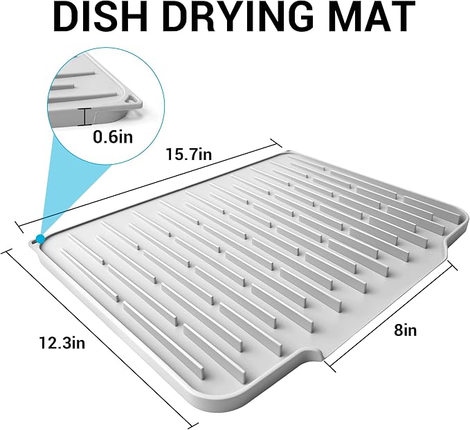 Foldable Silicone Dish Drying Mat - Image 2