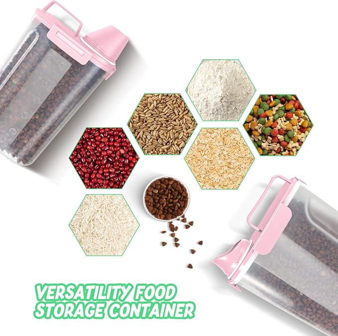 LEAWALK 5Lbs Airtight Cat Dog Food Storage Container - Image 7