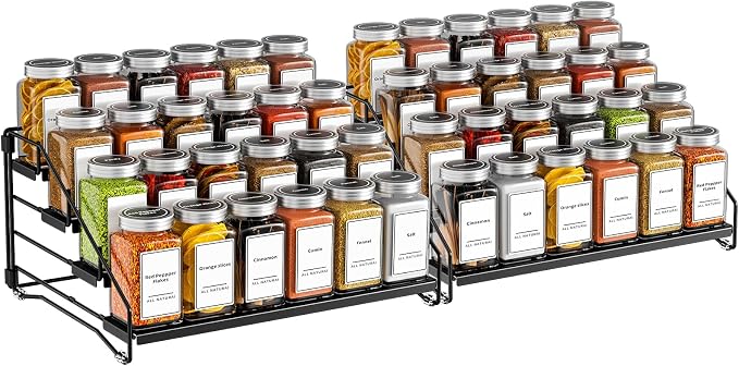 BOIVSHI 4 Tier Spice Rack Organzier, Spice Rack - Image 9