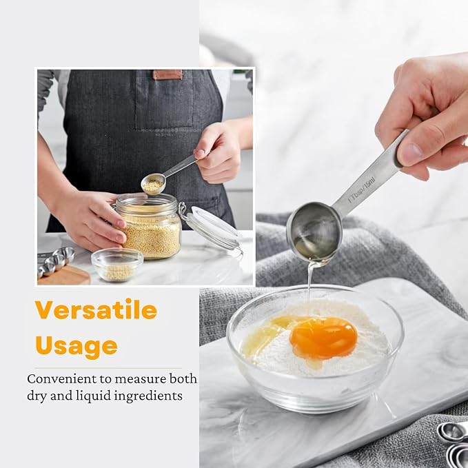 23 Pcs Stainless Steel Measuring Spoons Set - Image 2