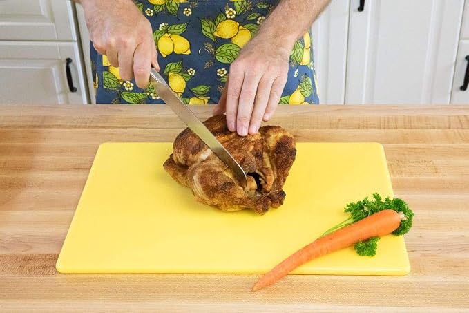 Thirteen Chefs Yellow Cutting Board - Image 4