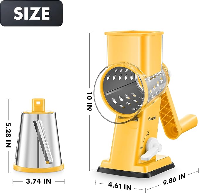 Geedel Rotary Cheese Grater - Image 9